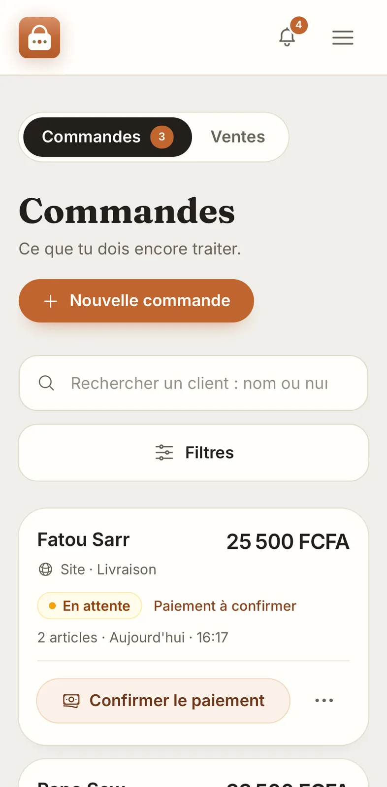 Tu la traites.